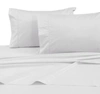 Tribeca Living 750 Thread Count Cotton Sateen Extra Deep Pocket Sheet Set Bedding In White