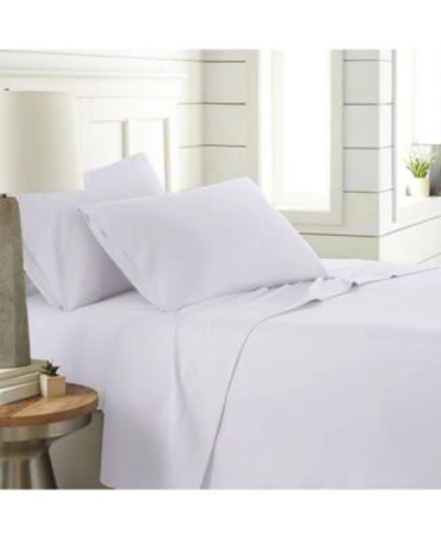 Southshore Fine Linens Chic Solids Ultra Soft 4 Piece Bed Sheet Sets Bedding In Gray