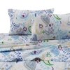 TRIBECA LIVING PAISLEY GARDEN 170 GSM FLANNEL PRINTED EXTRA DEEP POCKET FLANNEL SET