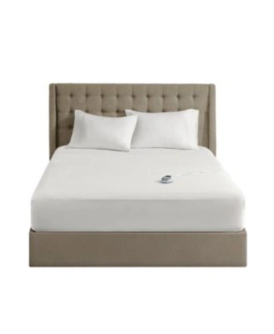 Serta Waterproof Heated Mattress Pad Collection In White