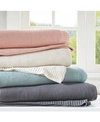 Ink+ivy Inkivy Bree Knit Blanket Bedding In Ivory