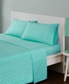 Mi Zone Polka Dot 4 Pc Cotton Sheet Set Bedding In Pink