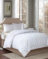 Sleep Philosophy Wonderwool Quilted Down Alternative Blankets Bedding In White