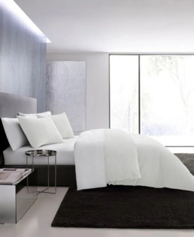 Vera Wang Waffle Pique Comforter Set In White