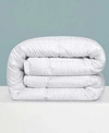 Unikome Medium Weight Quilted Down Alternative Comforter With Duvet Tabs Collection In White