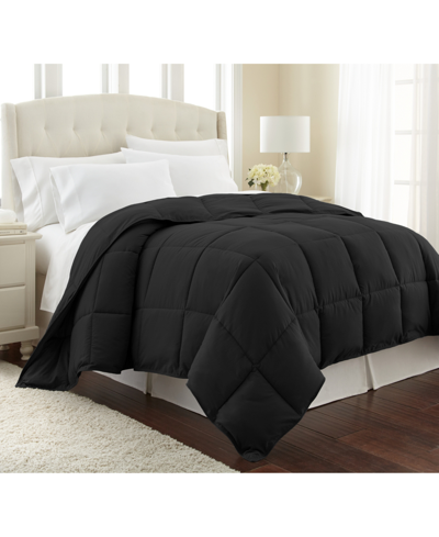 Southshore Fine Linens Premium Down Alternative Comforter, Twin In Black