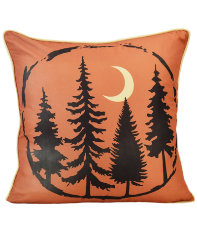 Donna Sharp Bear Totem Tree Decorative Pillow, 18" X 18"