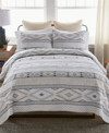 Donna Sharp Windswept 3 Piece Quilt Set, Queen In Windswept