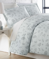 Southshore Fine Linens Sweet Floral 3-pc. Comforter Set, Full/queen In Blue