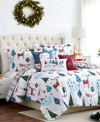 SOUTHSHORE FINE LINENS WINTER WONDERLAND REVERSIBLE 6 PIECE COMFORTER SET, KING