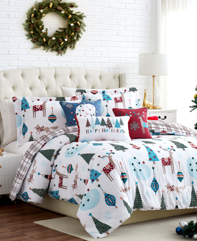 Southshore Fine Linens Winter Wonderland Reversible 6 Piece Comforter Set, Full/queen In Multi