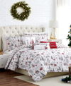 Southshore Fine Linens Holly Jolly Lane Reversible 6-pc. Comforter Set, Twin In Multi