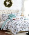 Southshore Fine Linens Happy Holidays Reversable 6 Piece Comforter Set In Multi