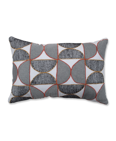 Pillow Perfect Half-circle Outline Decorative Pillow, 11.5" X 18.5" In Gray