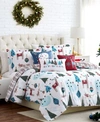 SOUTHSHORE FINE LINENS WINTER WONDERLAND REVERSABLE 6 PIECE COMFORTER SET