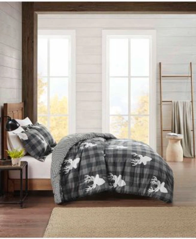 Premier Comfort Flannel Comforter Deer Mini Set