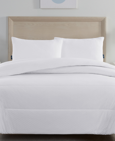 Serta Power Chill Down Alternative Comforter Full/queen In White