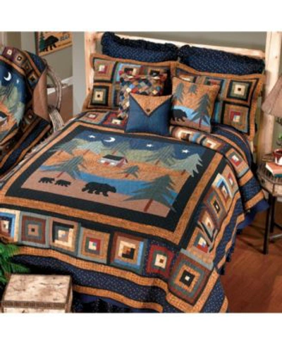 American Heritage Textiles Midnight Bear Cotton Quilt Collection In Multi