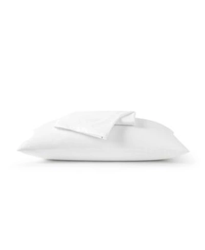 Sleeptone Water Resistant Microfiber Pillow Protector Set Of 2 In White