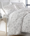 Southshore Fine Linens Sweet Floral 3-pc. Comforter Set, King In Gray