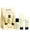 PHILOSOPHY 3-PC. PURITY MADE SIMPLE CLEANSE, PURIFY, HYDRATE MINI SET