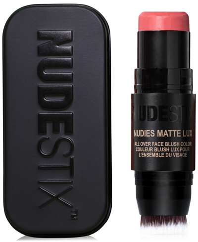 Nudestix Nudies Matte Lux All Over Face Blush Color In Rosy Posy (cool Fuchsia Pink)