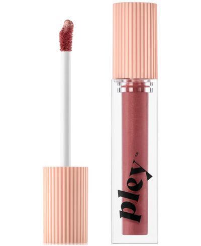 Pley Beauty Lust + Found Glossy Lip Lacquer In Lupe (mauve Metallic)