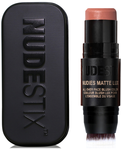 Nudestix Nudies Matte Lux All Over Face Blush Color In Nude Buff (neutral Warm Rose Tan)