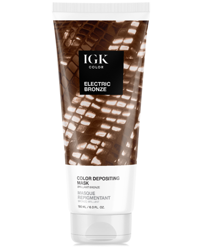 Igk Hair Color Depositing Mask In Electric Bronze