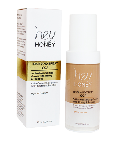 Hey Honey Trick And Treat Cc2 Cream Active Moisturizing Color Correcting Cream With Honey And Propolis, 30 ml In Light To Medium