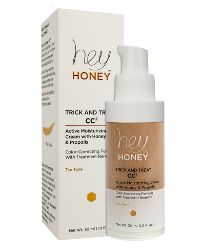 Hey Honey Trick And Treat Cc2 Cream Active Moisturizing Color Correcting Cream With Honey And Propolis, 30 ml In Tan