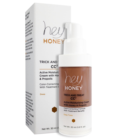 Hey Honey Trick And Treat Cc2 Cream Active Moisturizing Color Correcting Cream With Honey And Propolis, 30 ml In Deep