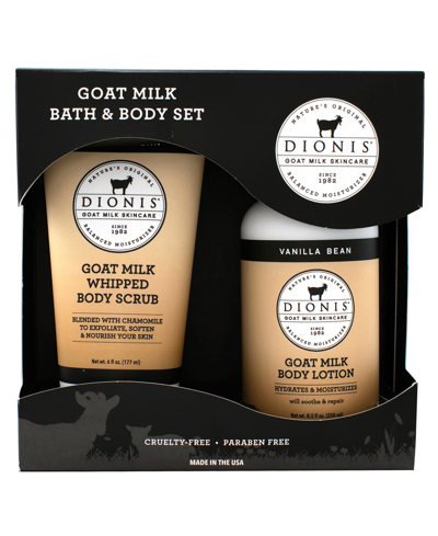 Dionis Vanilla Bean Goat Milk Bath And Body Set, 2 Piece
