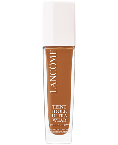 Lancôme Teint Idole Ultra Wear Care & Glow Serum Foundation In N Deep With Warm Golden Undertones