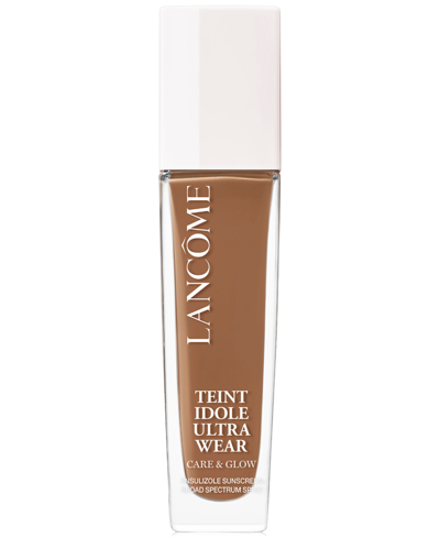 Lancôme Teint Idole Ultra Wear Care & Glow Serum Foundation In W Deep With Warm Deep Golden Undertones