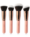 LUXIE 4-PC. ROSE GOLD KABUKI BRUSH SET