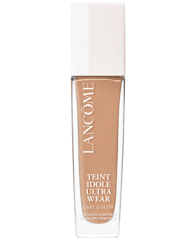 Lancôme Teint Idole Ultra Wear Care & Glow Serum Foundation In N Medium Deep With Neutral Golden Undert