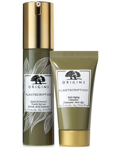 Origins 2-pc. Youth Magicians Plantscription Cleansing & Line Smoothing Set, Created For Macy's