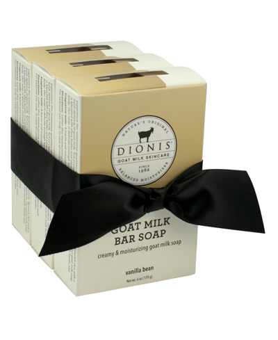 Dionis Vanilla Bean Goat Milk Bar Soap Bundle, Pack Of 3