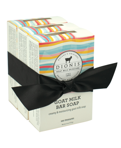 Dionis Sea Treasures Goat Milk Bar Soap Bundle, Pack Of 3