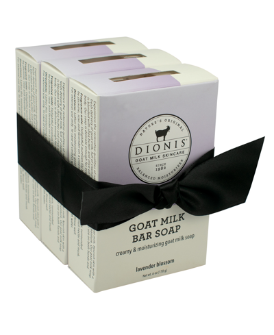 Dionis Lavender Blossom Goat Milk Bar Soap Bundle, Pack Of 3
