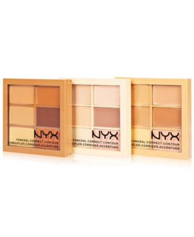 Nyx Professional Makeup Conceal Correct Contour Palette Collection In Medium