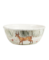 Certified International Winter's Walk Deep Bowl In White