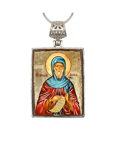 G.debrekht Saint Anthony Religious Holiday Jewelry Necklace Monastery Icons In Multi Color