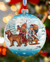 G.debrekht Winter Kids Ball Holiday Ornament In Multi Color