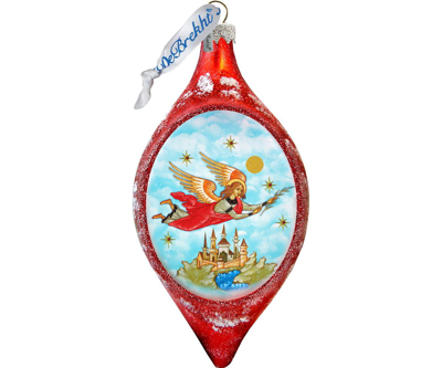 G.debrekht Guardian Angels Flying Holiday Ornament In Multi Color