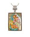 G.DEBREKHT BLESSING ANGELS RELIGIOUS HOLIDAY JEWELRY NECKLACE MONASTERY ICONS