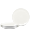 Noritake Colorwave Coupe Dinner Plates, Set Of 4 In White