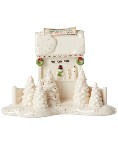Lenox Mistletoe Park Tree Stand Accessory In Ivory