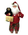 Santa's Workshop 15" Relax At The Cabin Claus In Red